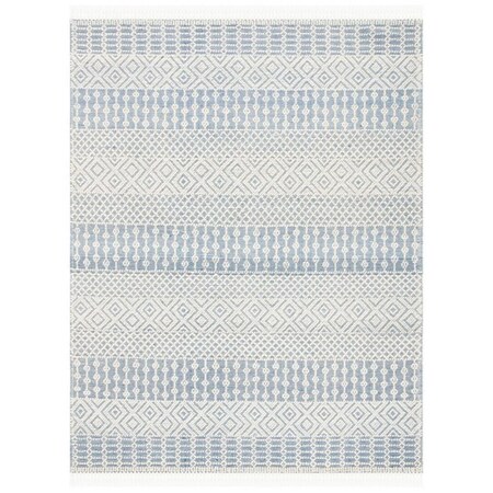 Safavieh 4 x 4 ft. Natural Bohemian Hand Loomed Square Rug, Ivory & Blue NAT852M-4SQ